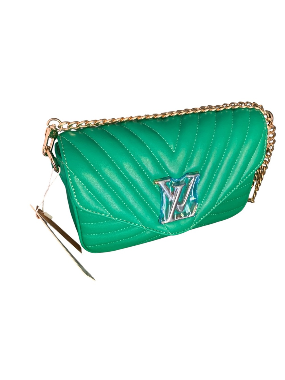 🆕 🟢✨New Wave Multi Pochette Set – Emerald Green Leather Crossbody Bag ✨🟢 - Picture 6 of 14